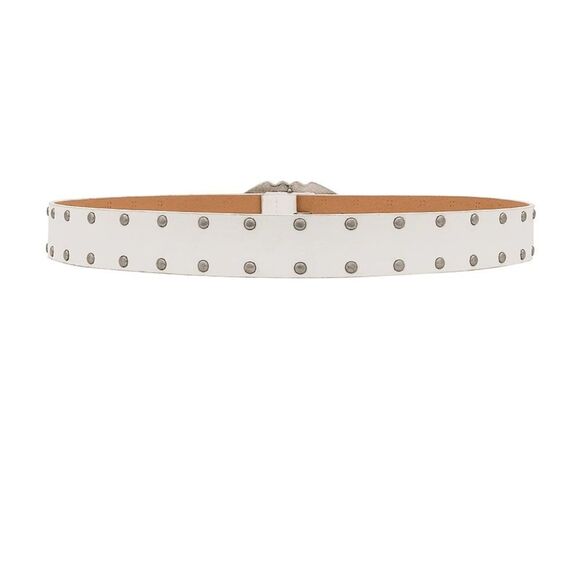 NWT‎ 8 other reasons revolve white studded belt main image 5